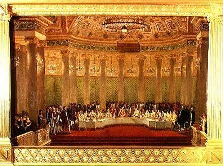 The Banquet for the Marriage of Napoleon Bonaparte (1769-1821) and Marie-Louise de Habsbourg-Lorrain van Alexandre Dufay