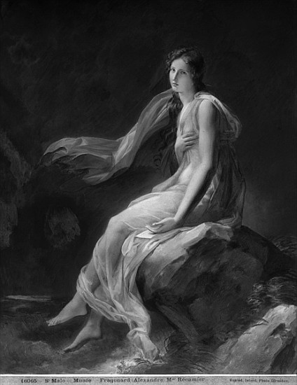Madame Recamier (1777-1849) van Alexandre Evariste Fragonard