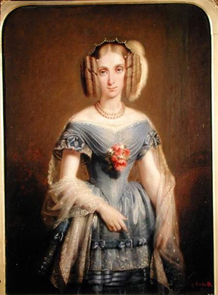 Louise-Marie d'Orleans (1812-50) van Alexandre Robert