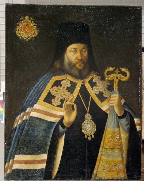 Theodosius Yankovsky, Archbishop of St. Petersburg and Prior of Alexander Nevsky Monastery van Alexej Petrowitsch Antropow