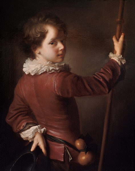Portrait of a Young Pilgrim van Alexis Grimou