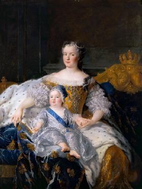 Marie Leszczynska with Louis, Dauphin of France