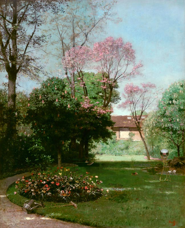 Le jardin d’Alfred Stevens van Alfred de Knyff