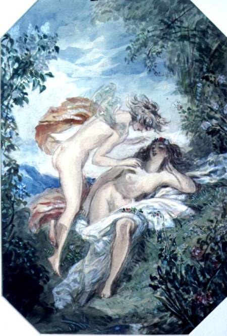 Flora and Zephyr van Alfred-Edward Chalon