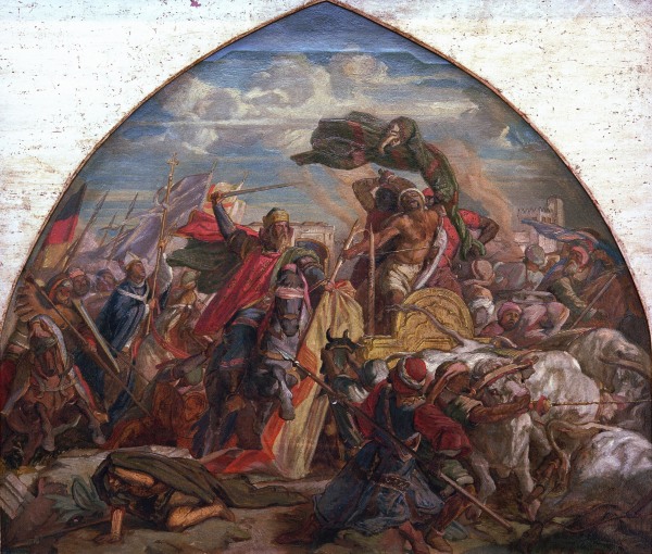 Battle of Cordoba van Alfred Rethel