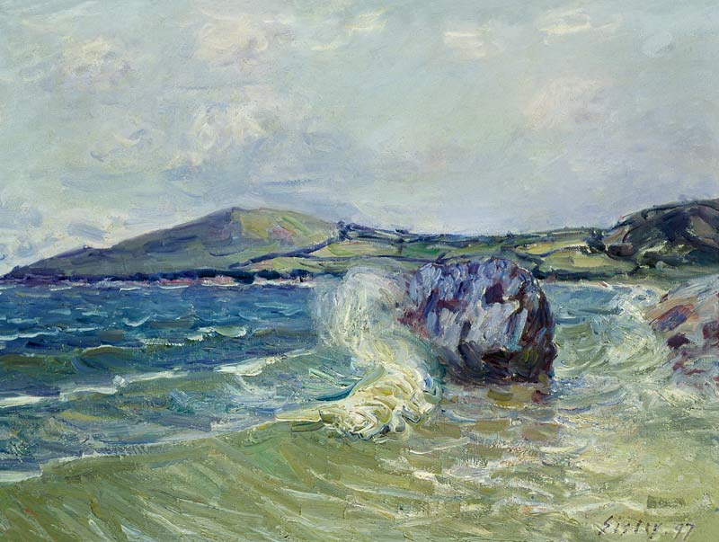 Lady's Cove, Wales van Alfred Sisley