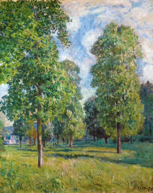 Landscape at Sevres van Alfred Sisley