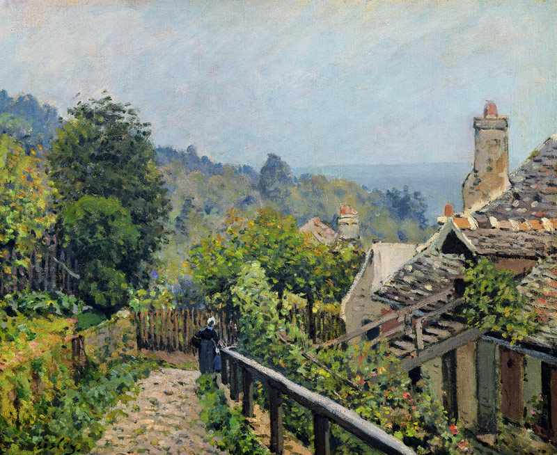 Louveciennes or, The Heights at Marly van Alfred Sisley