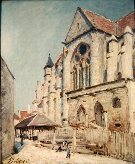 The Church at Moret van Alfred Sisley