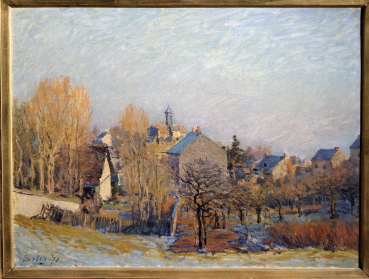 Frost in Louveciennes van Alfred Sisley