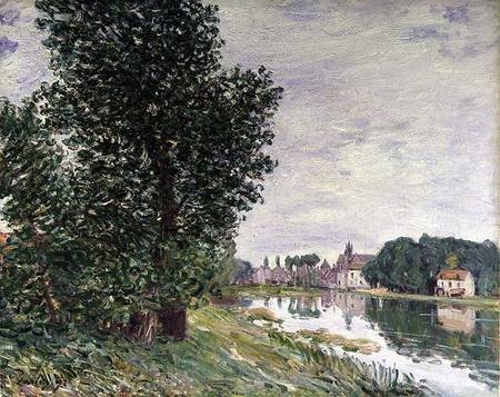 Moret-sur-Loing van Alfred Sisley