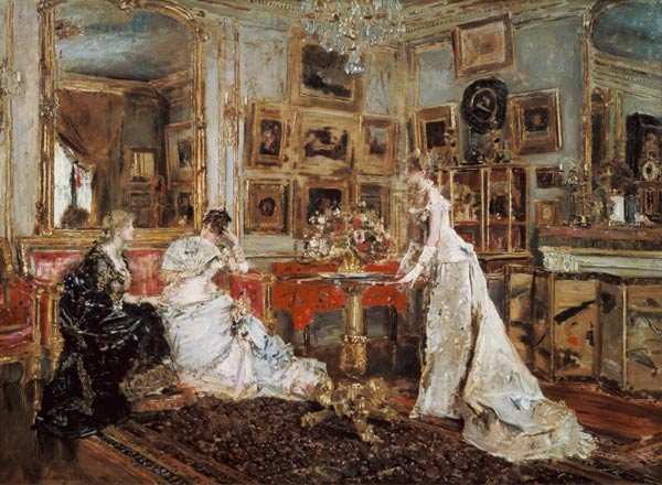 Das Schreibzimmer des Malers”, 1880. van Alfred Stevens