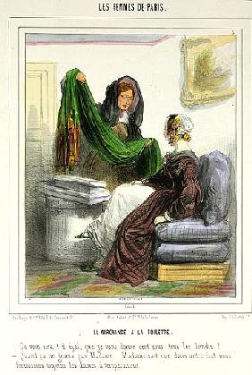 The Cloth Seller, plate 5 from ''Les Femmes de Paris'', 1841-42