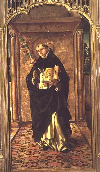 St. Peter Martyr (from the St. Peter Altarpiece) van Alonso Berruguete