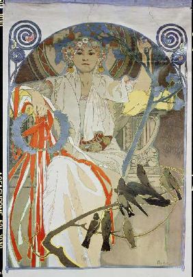 Plakat für das Gesangs- und Musikfest Frühling 1914 in Prag
