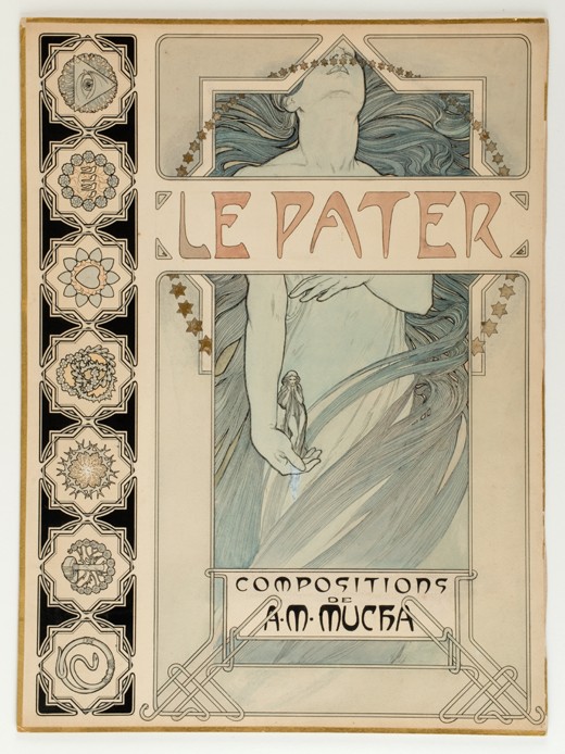 Cover Design for the illustrated edition Le Pater van Alphonse Mucha