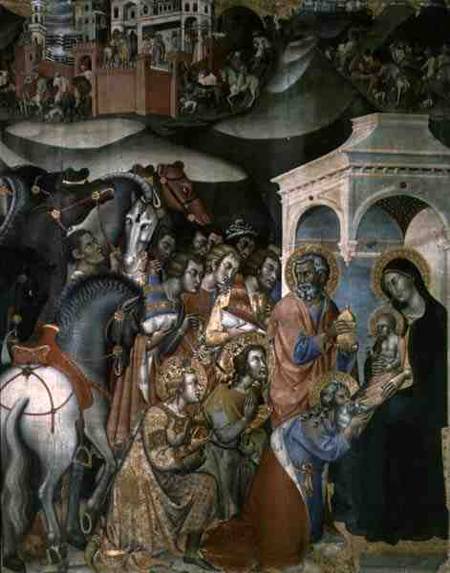 Adoration of the Magi van also Manfredi de Battilori Bartolo di Fredi