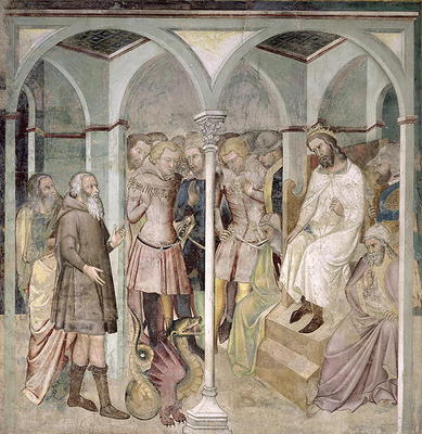 Moses and the Brazen Serpent, 1356-67 (fresco) van also Manfredi de Battilori Bartolo di Fredi