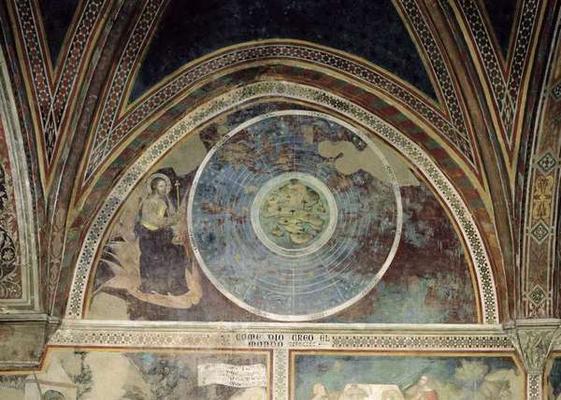 The Creation of the World, 1356-67 (fresco) van also Manfredi de Battilori Bartolo di Fredi