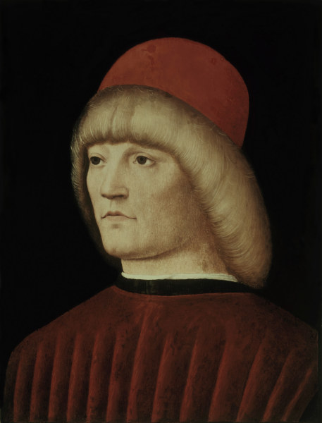 Vivarini / Young Man / Portrait / 1480 van Alvise Vivarini
