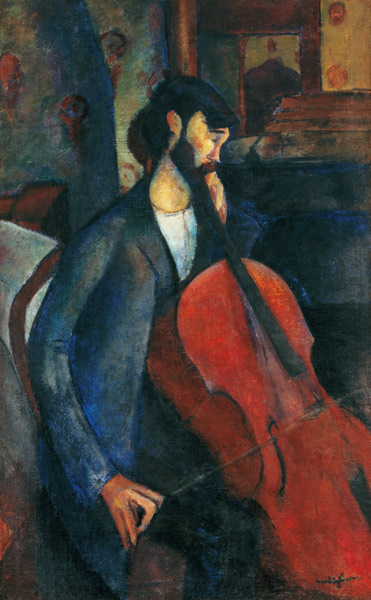 Der Cellist van Amadeo Modigliani