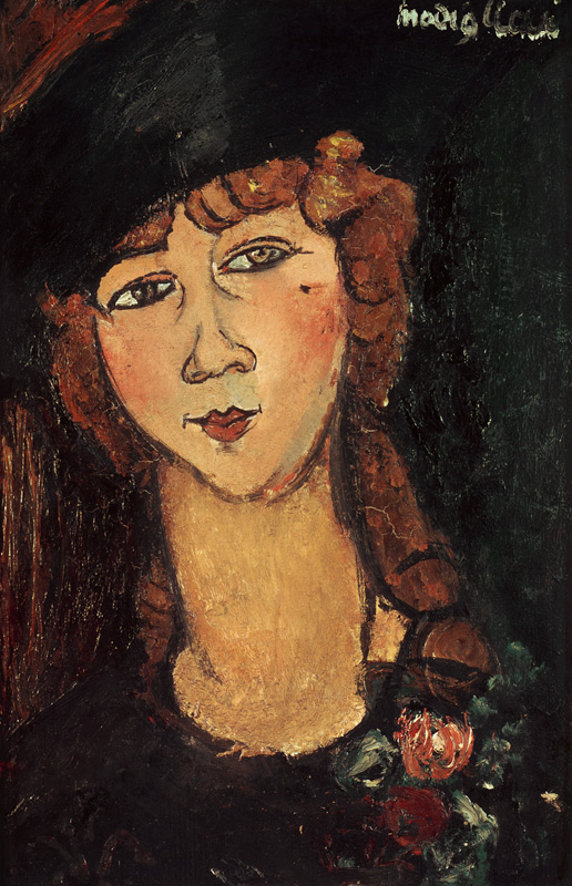 Modigliani / Lolotte / Painting / 1916 van Amadeo Modigliani