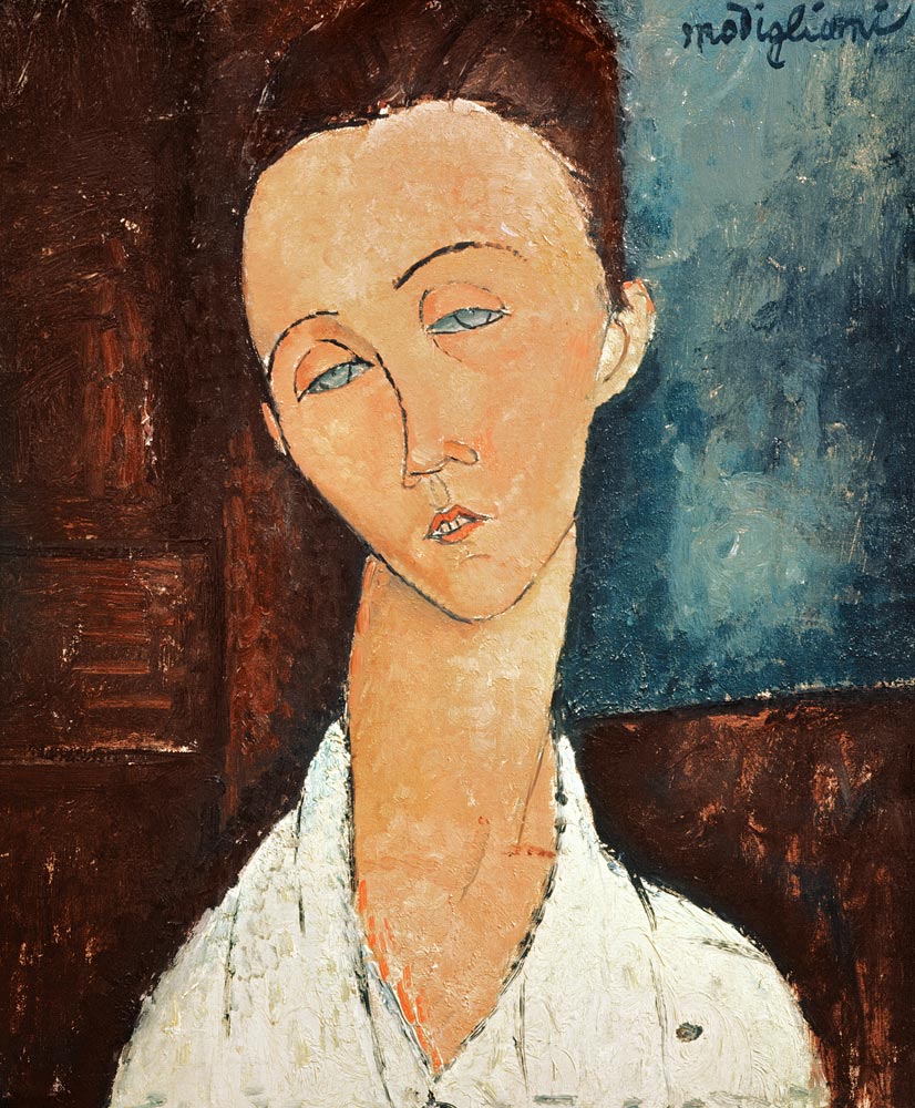 Portrait of Lunia Czechowska van Amadeo Modigliani