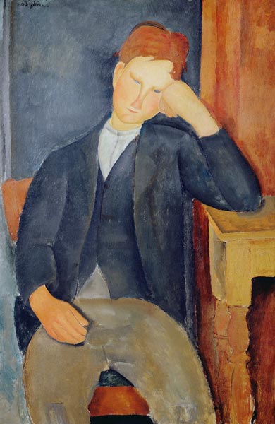 The Young Apprentice van Amadeo Modigliani