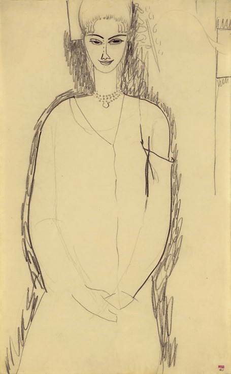 Anna Akhmatova van Amadeo Modigliani