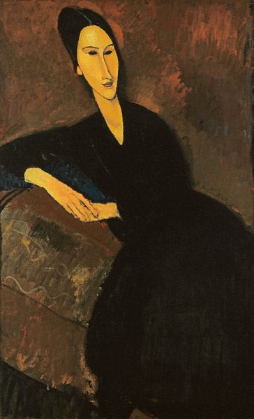 Bildnis Anna Zborowska van Amadeo Modigliani