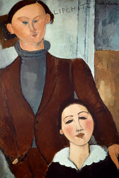 Jacques Lipschitz und seine Frau. van Amadeo Modigliani