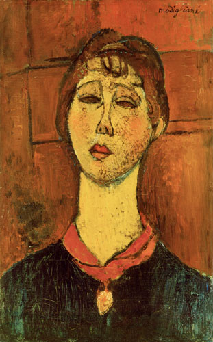 Bildnis der Mme Blanche Dorivale van Amadeo Modigliani