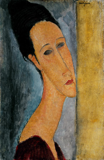 Portrait of Jeanne Hebuterne van Amadeo Modigliani