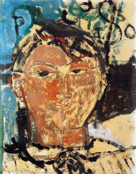 Portrait De Picasso van Amadeo Modigliani