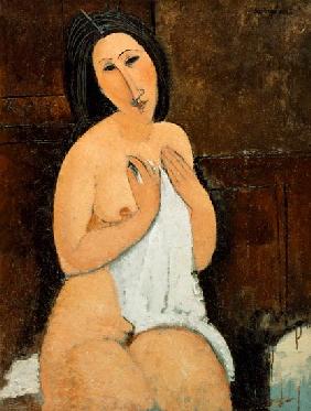 Seated Nude with a Shirt