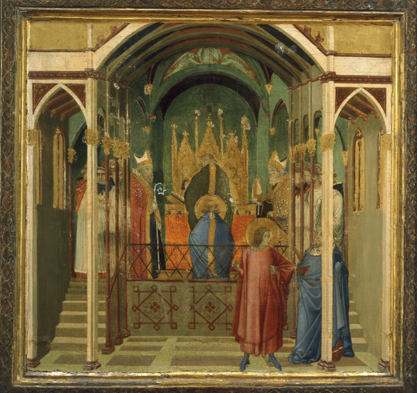 Bishop ordin. St. Nicholas van Ambrogio Lorenzetti