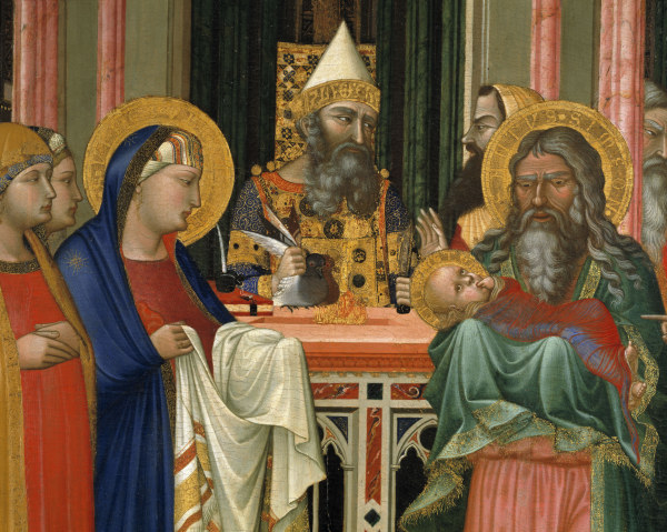 Presentation in Temple van Ambrogio Lorenzetti