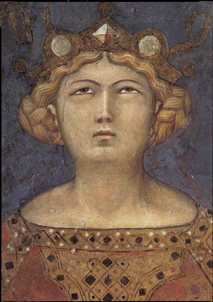 Head of Justitia van Ambrogio Lorenzetti