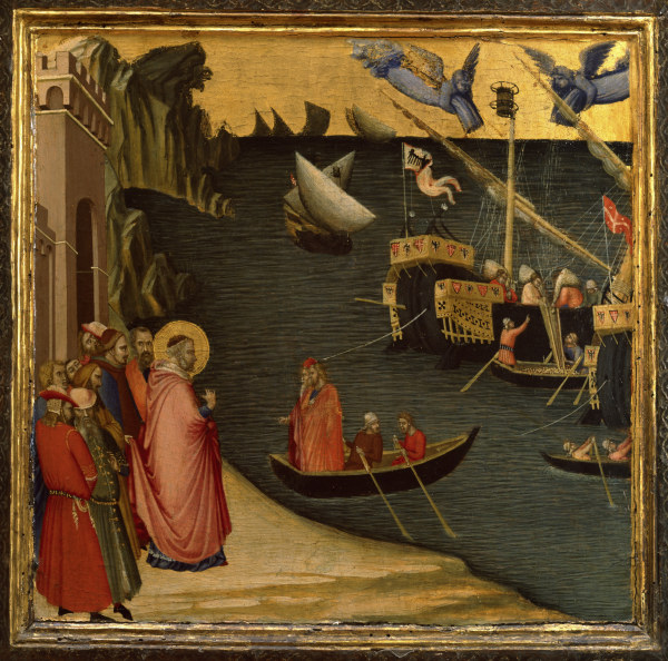 Corn Miracle of St. Nichol van Ambrogio Lorenzetti