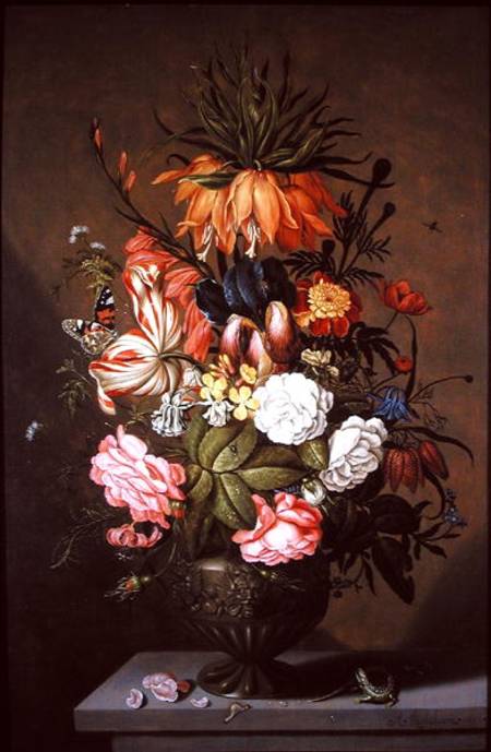 Still Life of Assorted Flowers van Ambrosius Bosschaert