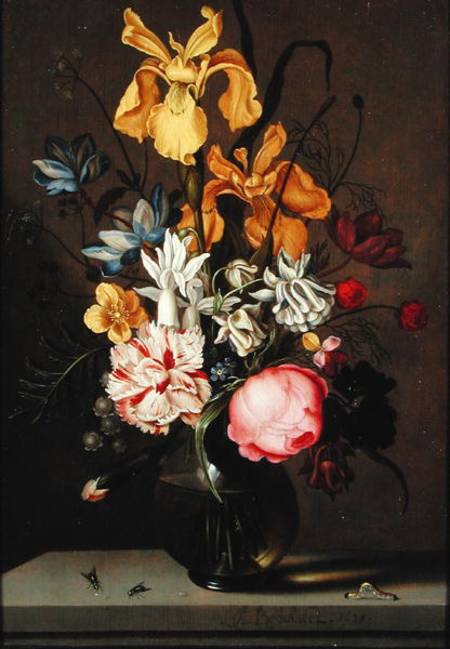 A Vase of Flowers van Ambrosius Bosschaert