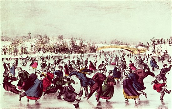 Central Park, Winter: The Skating Carnival van American School