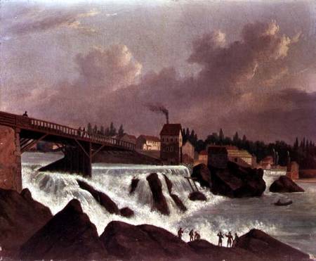 The first cotton mill in America, established by Samuel Slater (1768-1835) at Pawtucket, Rhode Islan van American School