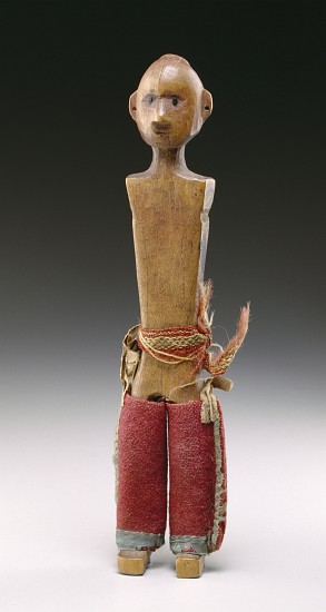 Male figure (love doll) Potawatomi 1800-60 van American School