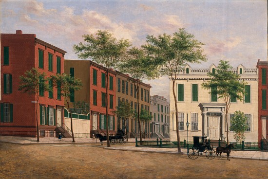 Street in Brooklyn, 1880-90 van American School