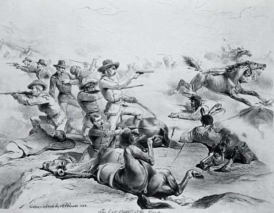 The Last Battle of General Custer, 25th June 1876, c.1882 van American School