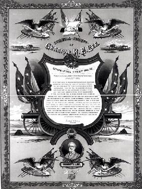 Farewell Address of General Robert E. Lee, published Burk and McFetridge