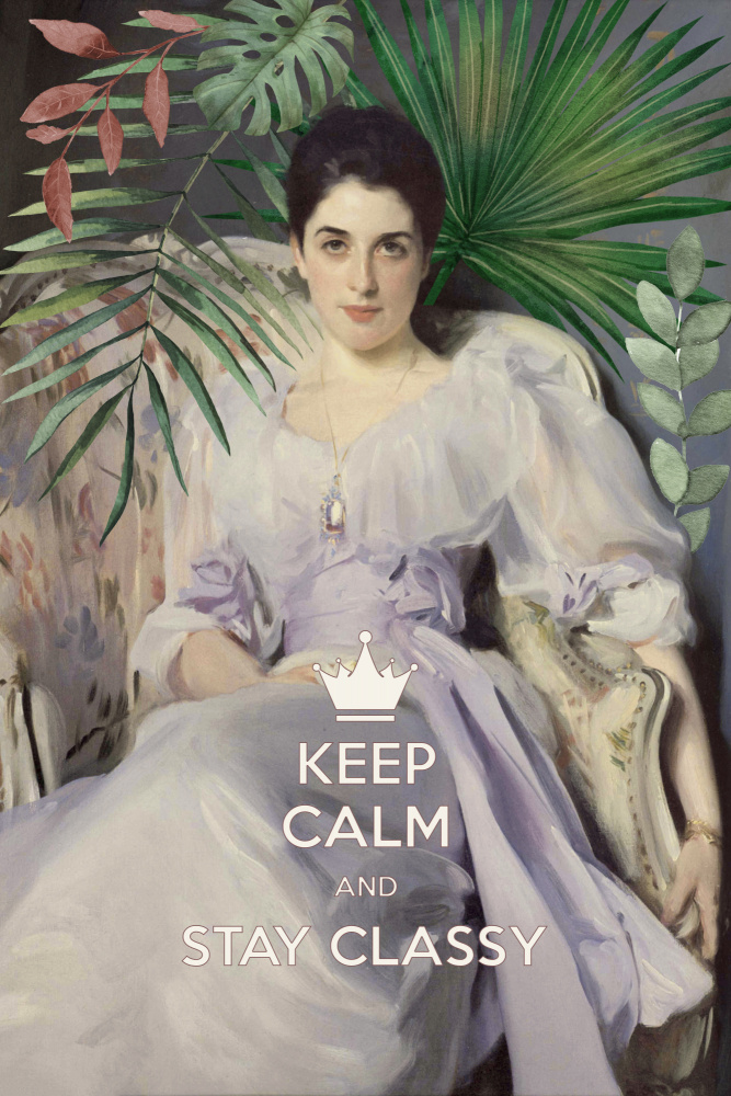 Keep Calm and Stay Classy, Lady Agnew van amini54