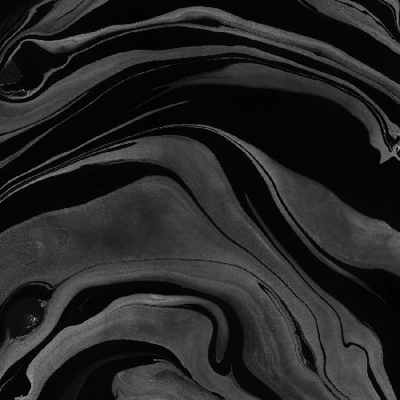 Ink Marbling Black and White 08