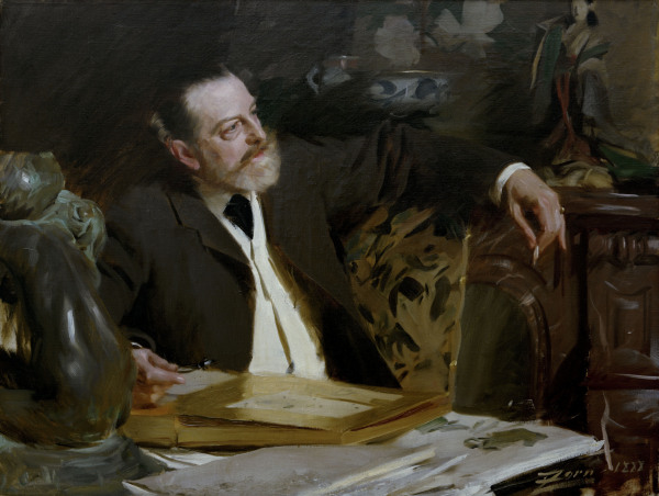 Antonin Proust / Paint.by Zorn / 1888 van Anders Leonard Zorn